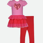 Valentine Ballerina Legging Set - Image 