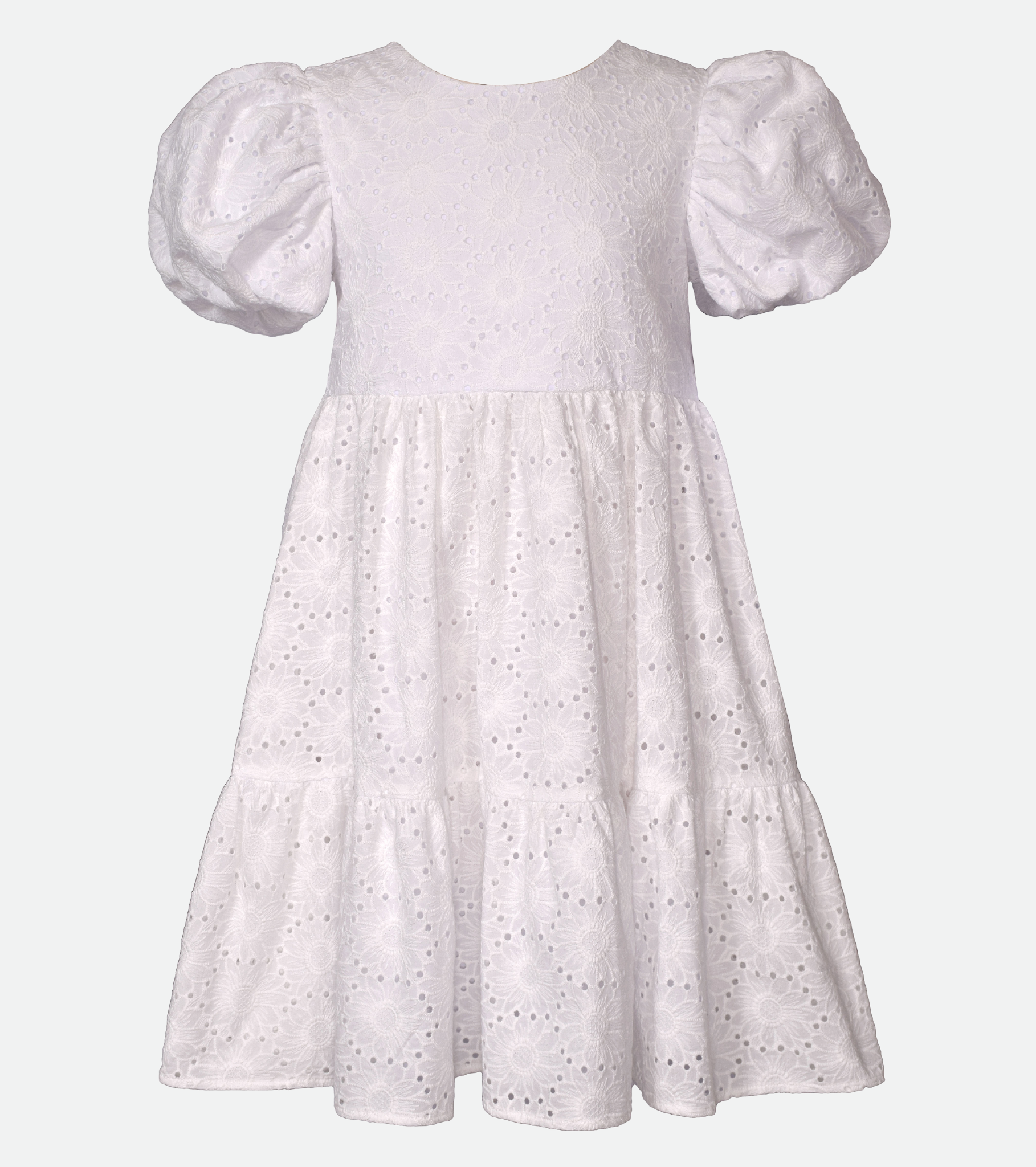 White Sundress for Girls Graduation Dress
