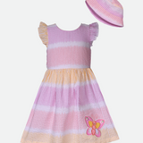 Cynthia Butterfly Dress with Hat - Image 