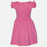 Isabella Rosette Sleeve Skater Dress - Image 