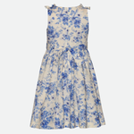 Lilly Floral Toile Dress with Bag - Image 
