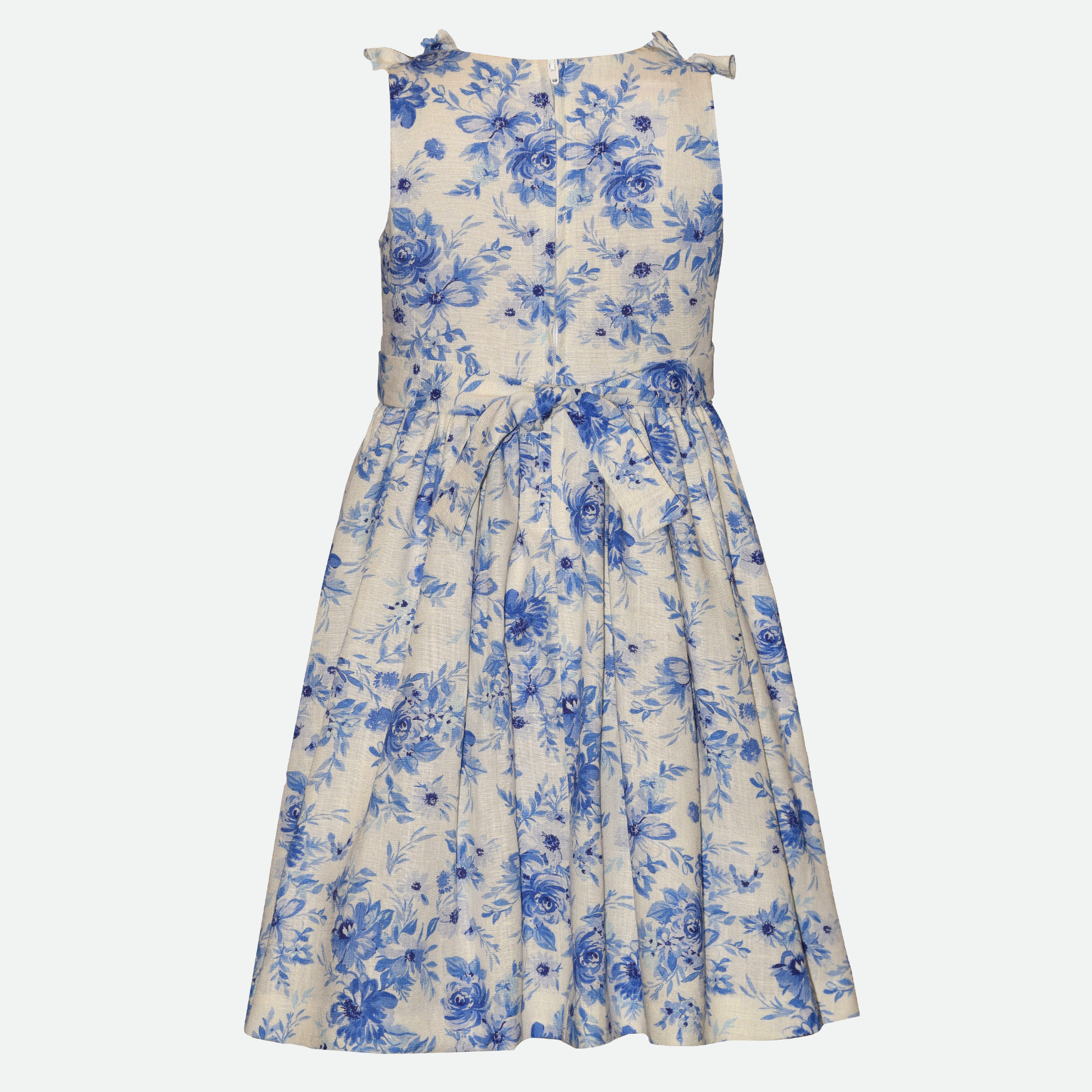 Lilly Floral Toile Dress with Bag