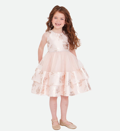 Girls Party Dress baby girls party dress pink fancy dress floral party dress