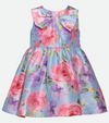 ROSE PRINT PARTY DRESS FOR BABY GIRL floral party dress 