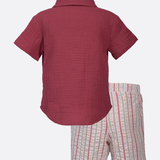 Liam Seersucker Short Set - Image 