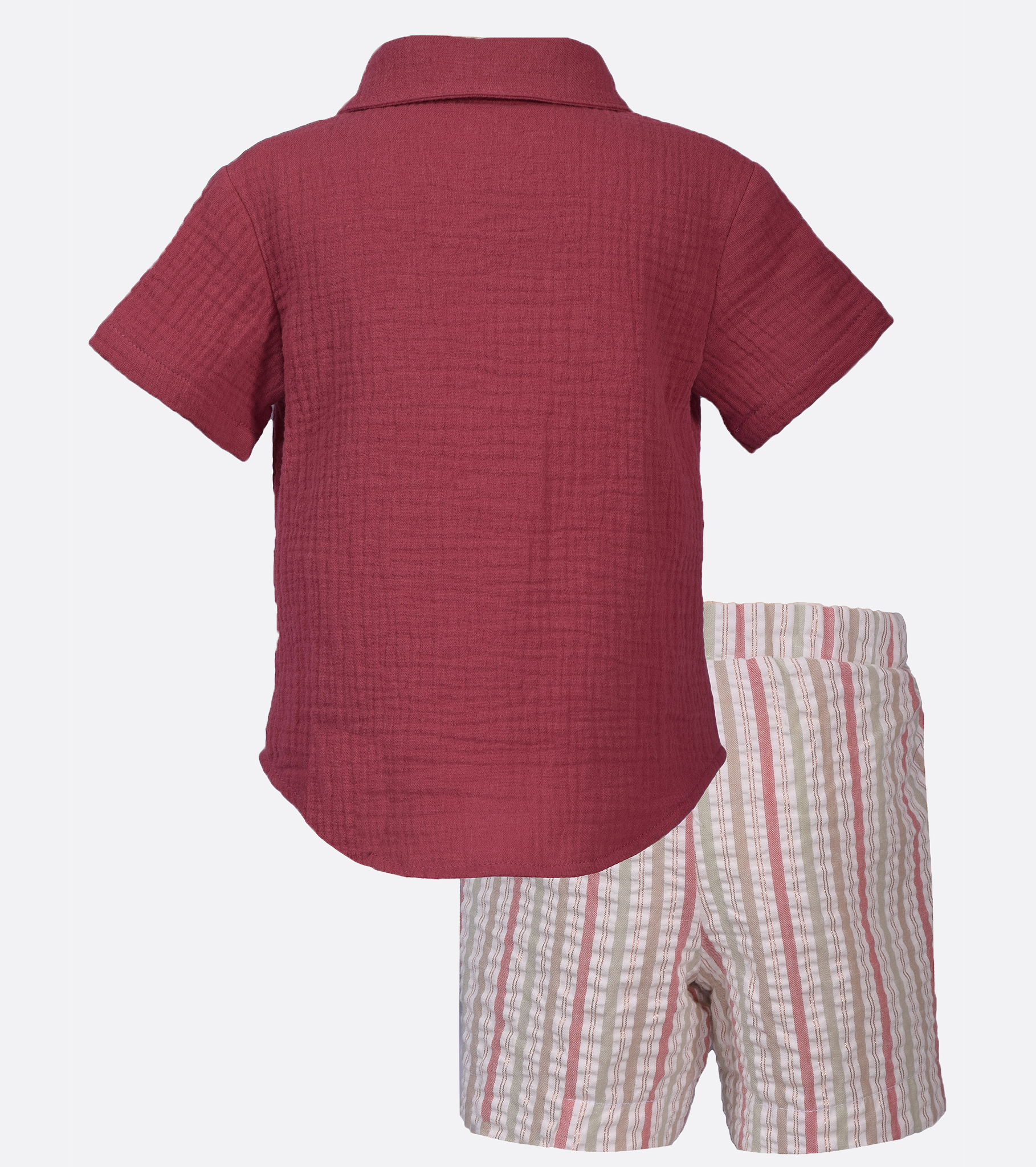 Liam Seersucker Short Set