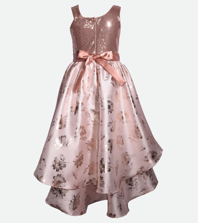 Amara Sequin High Low Party Dress