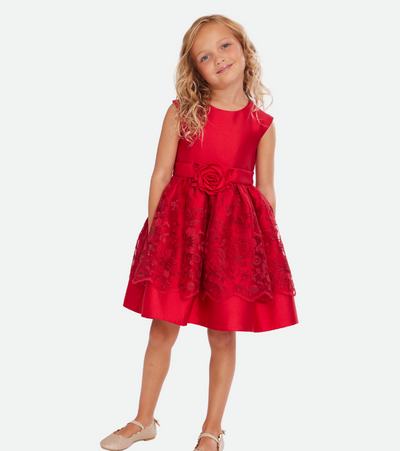 Smiling Little Girl Red Dress Stock Photo 117705760 | Shutterstock