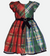 Callie Mixed Plaid Holiday Dress