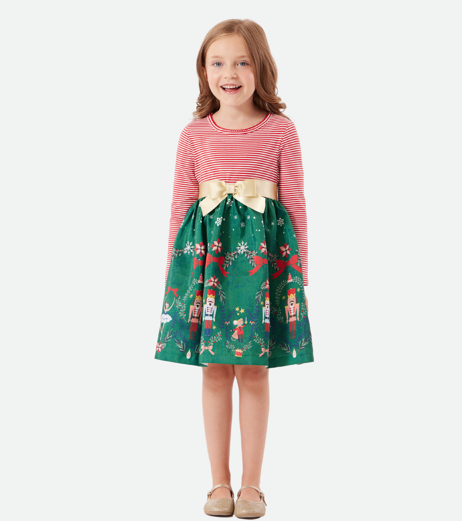 Robe Fille Bonnie Jean Taille 6x/8 - Imprimé Fleuri Noir & Blanc - Sans Manches