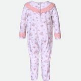 Celia Floral Onesie with Headband - Image 