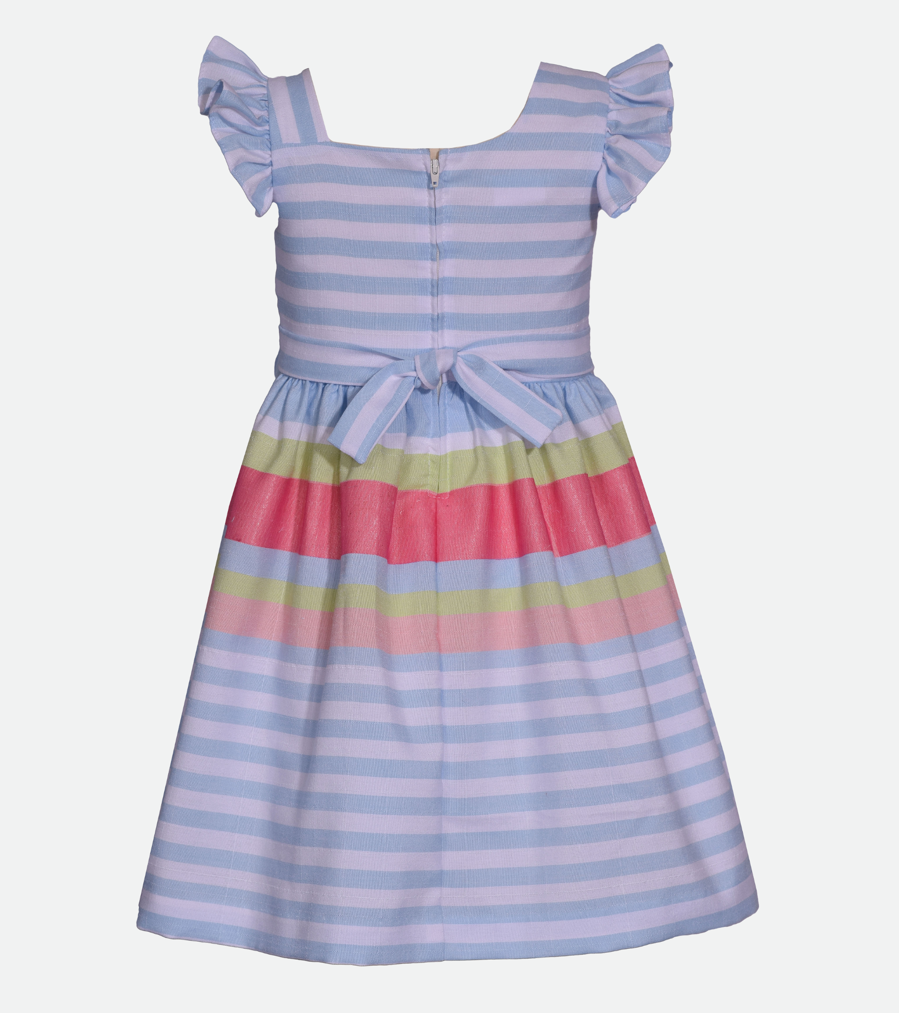 Hannah Linen Stripe Dress