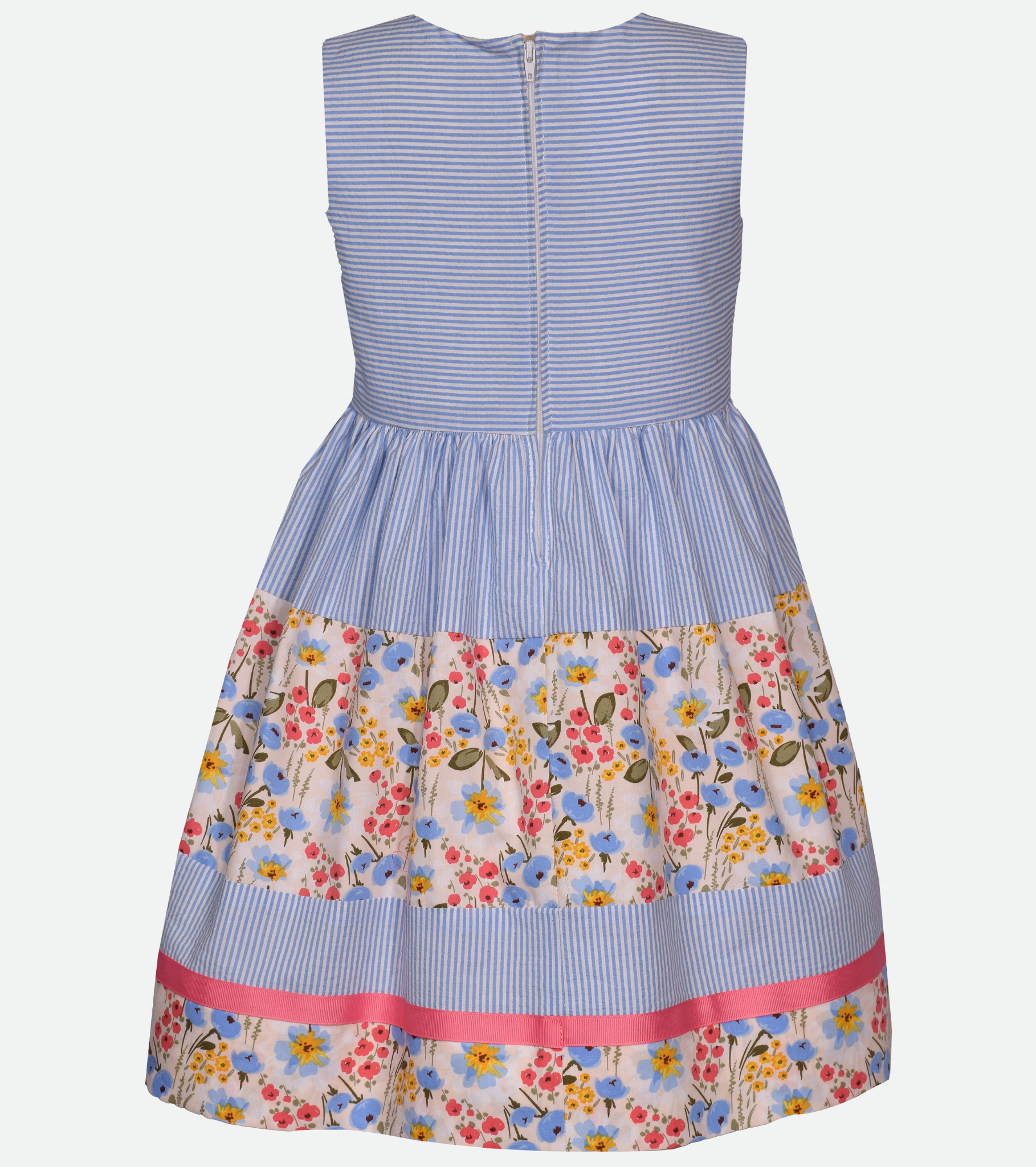 Sadie Mixed Print Dress with Bag