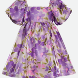 Iris Puff Sleeve Party Dress - Image 