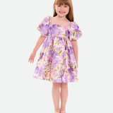 Iris Puff Sleeve Party Dress - Image 