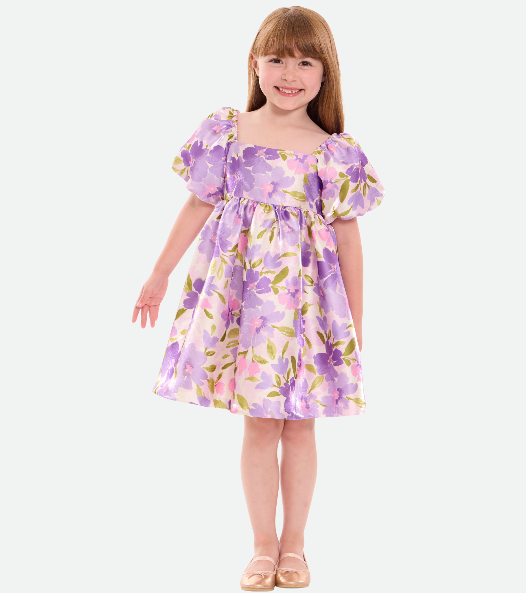 Iris Puff Sleeve Party Dress