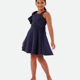 Kylie Ruffle Shoulder Skater Dress - Image 