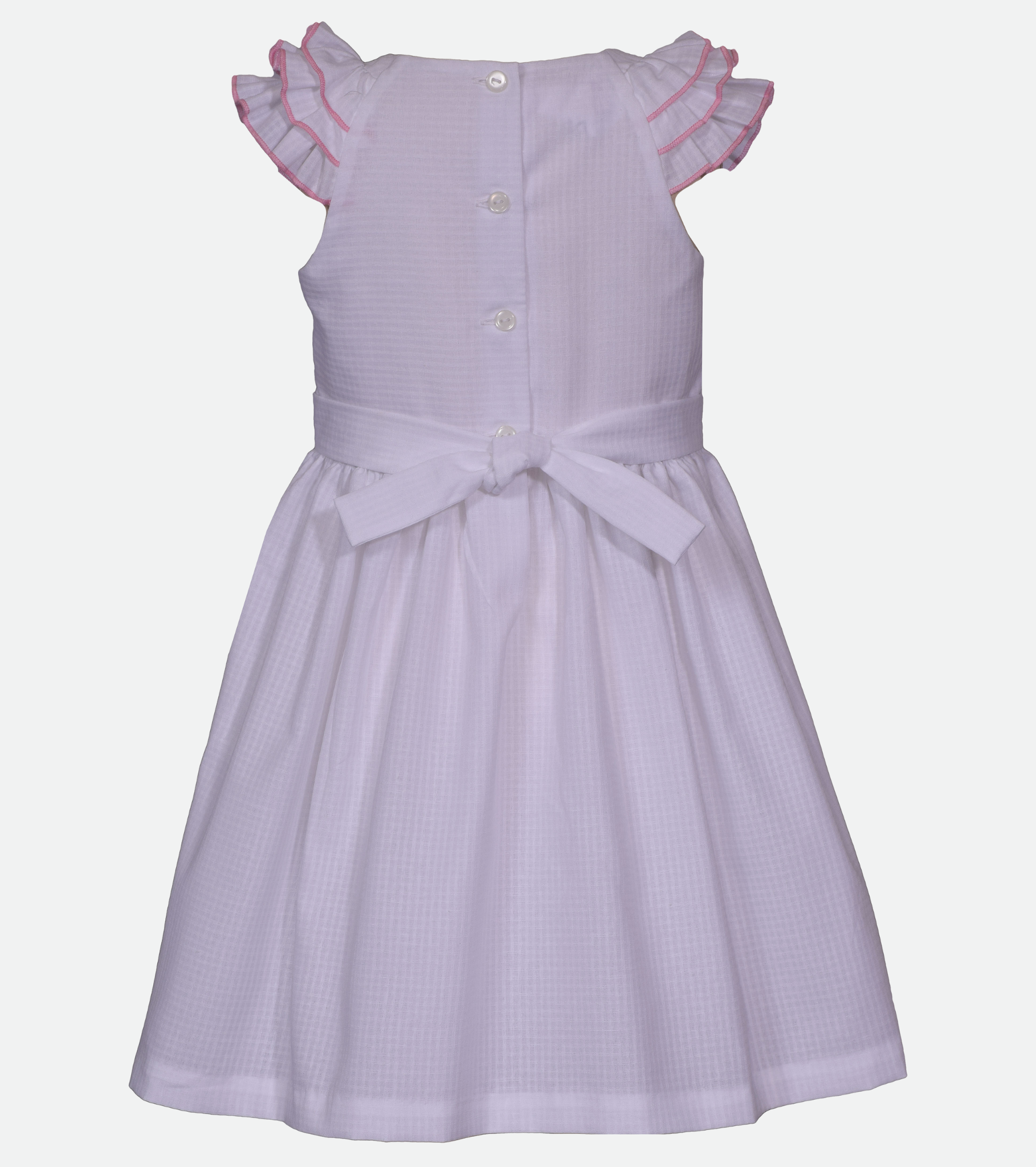 Paige Smocked Flutter Sleeve Dress