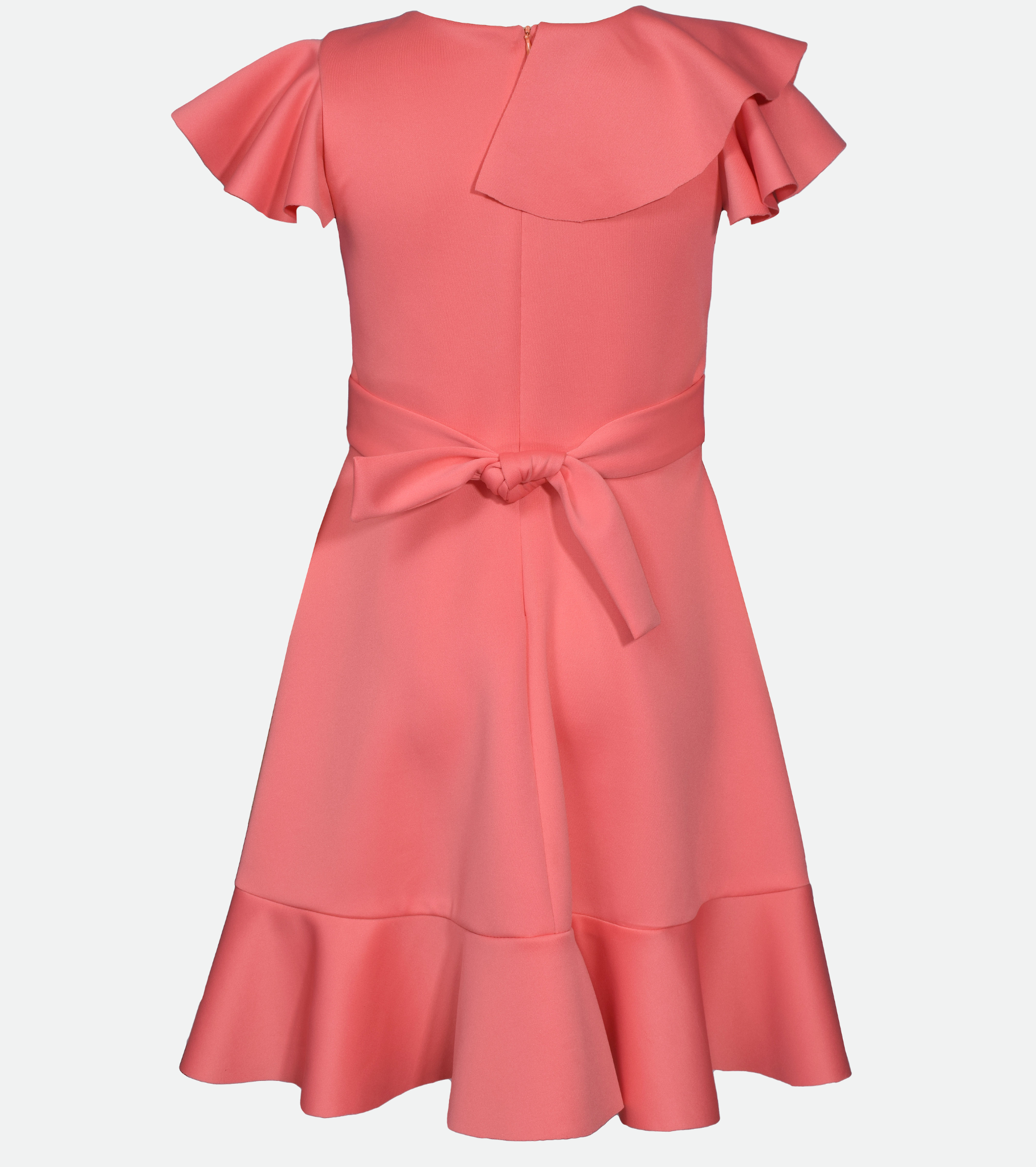 Clementine Side Ruffle Skater Dress