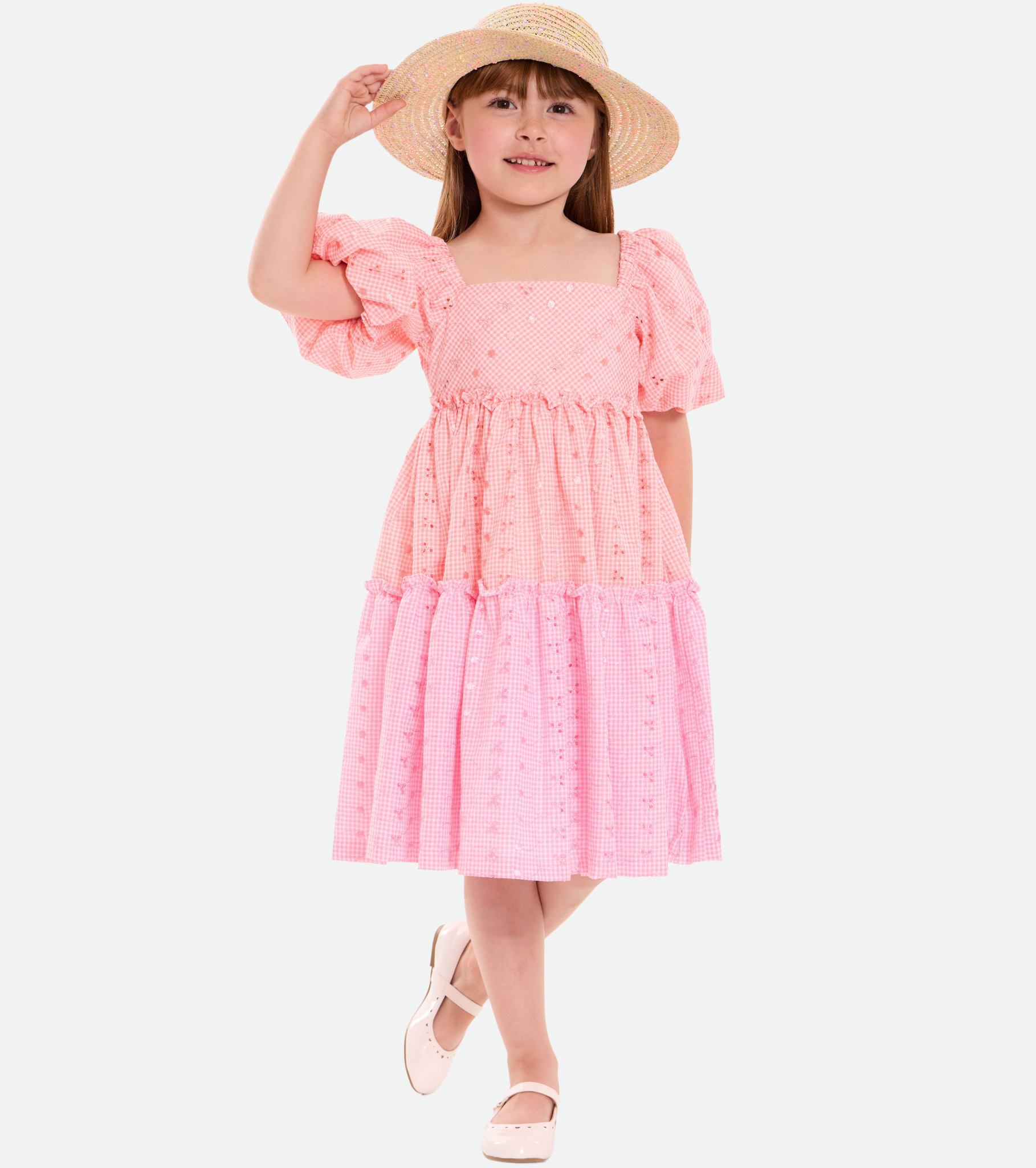 Haley Eyelet Sundress with Hat