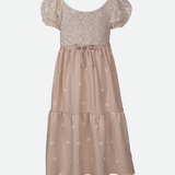 Cameron Puff Sleeve Midi Dress - Image 