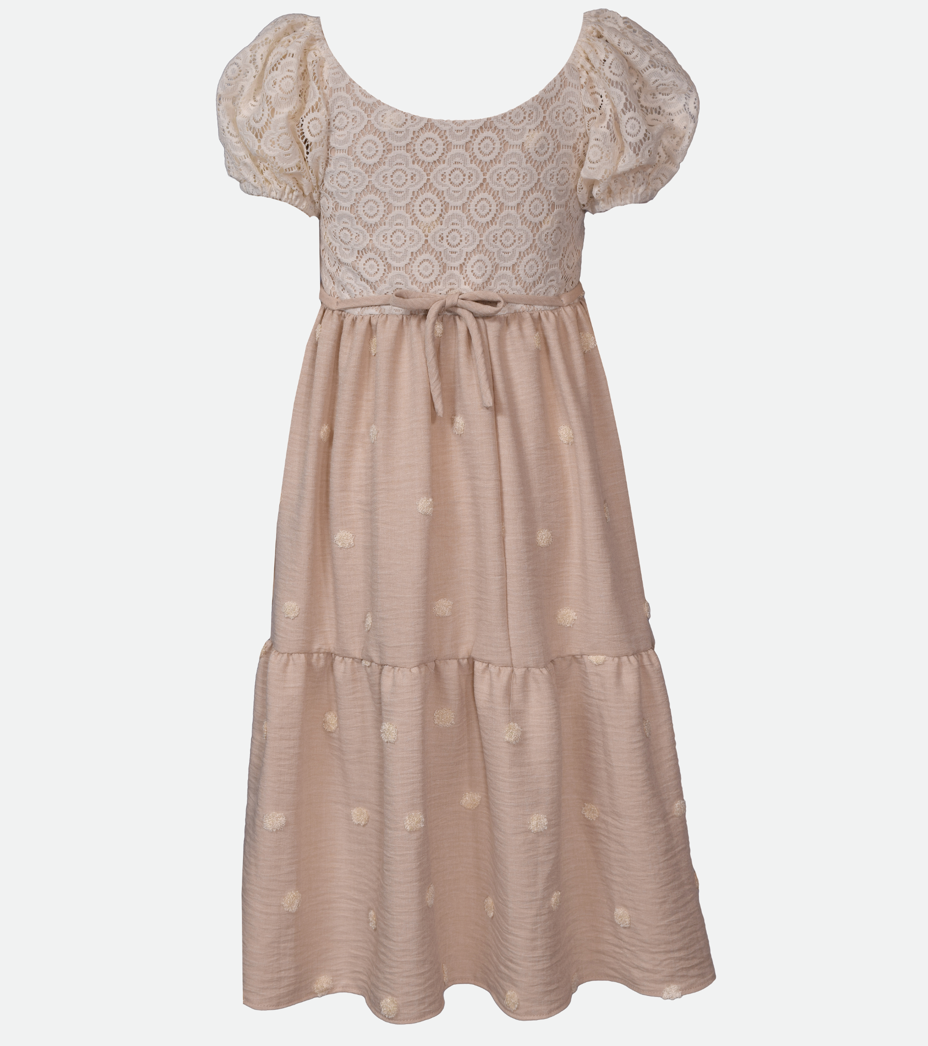 Cameron Puff Sleeve Midi Dress
