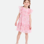 Thea Tiered Flutter Dress - Image 