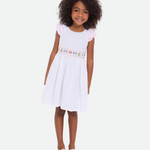 Paige Smocked Flutter Sleeve Dress - Image 