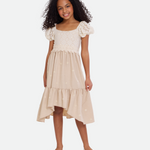 Cameron Puff Sleeve Midi Dress - Image 