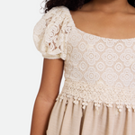 Cameron Puff Sleeve Midi Dress - Image 