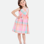 Kaia Pull Through Linen Dress - Image 