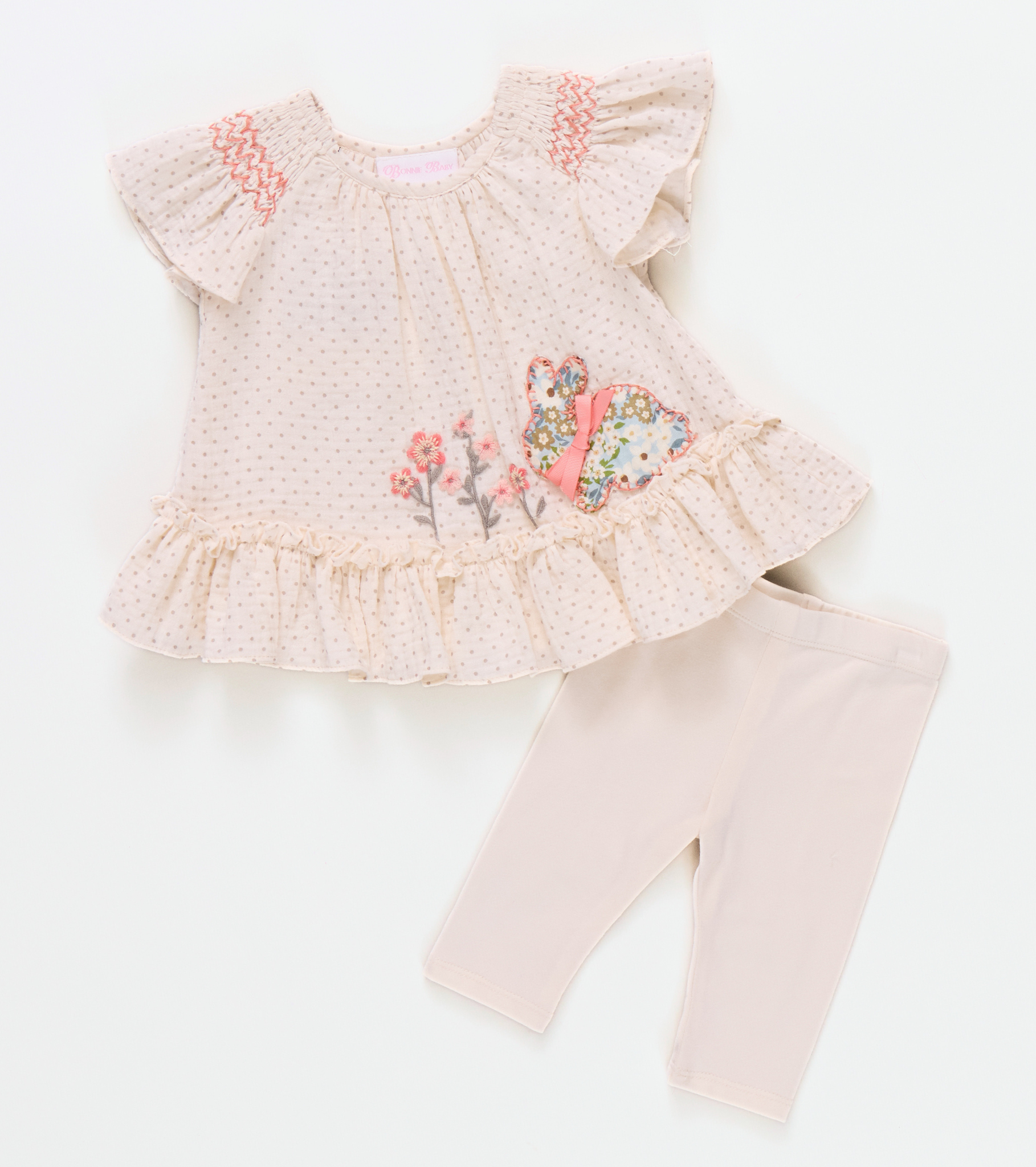 Lina Smocked Bunny Legging Set