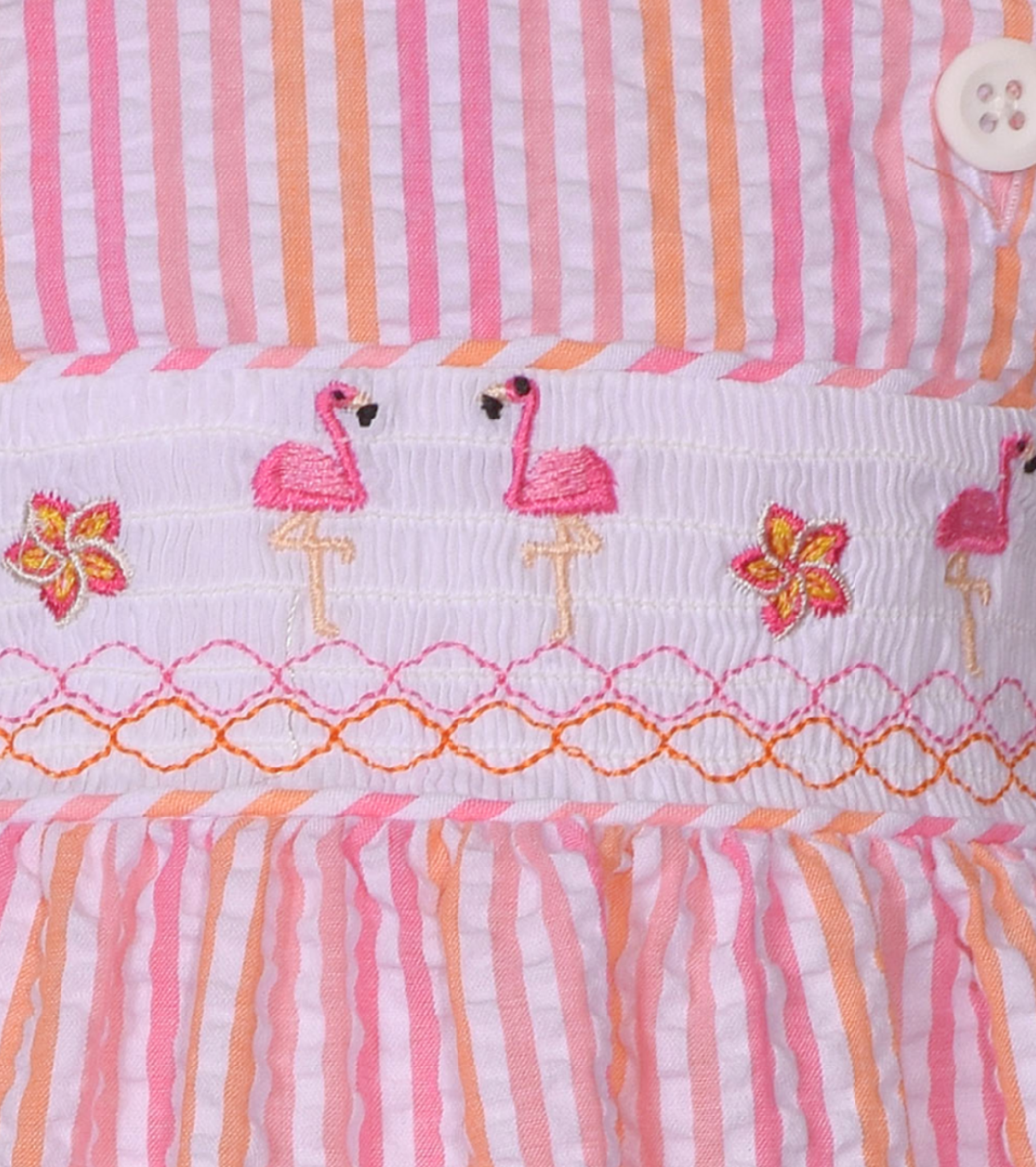 Flamingo Smocked Sundress