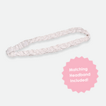 Carrie Seersucker Dress with Headband - Image 