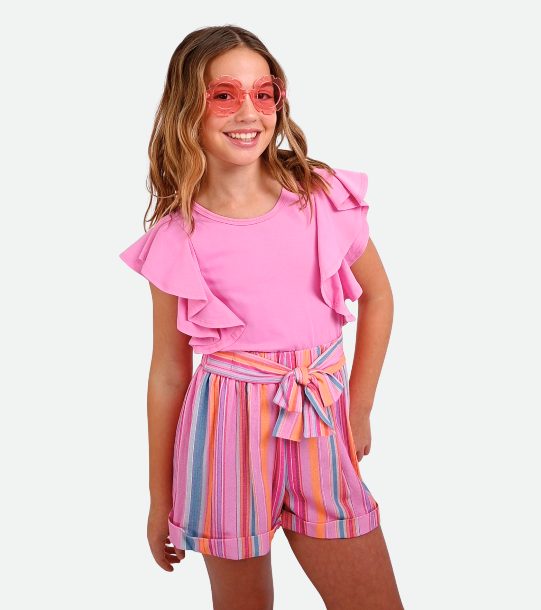 Tori Knit Flutter Sleeve Romper