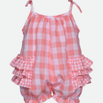 April Gingham Ruffle Bubble - Image 