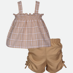 Maren Checkered Short Set - Image 