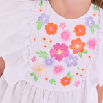 Lacie Embroidered Pinafore Dress - Image 