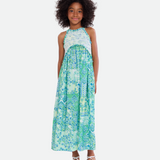 Melanie Tropical Print Maxi Dress - Image 