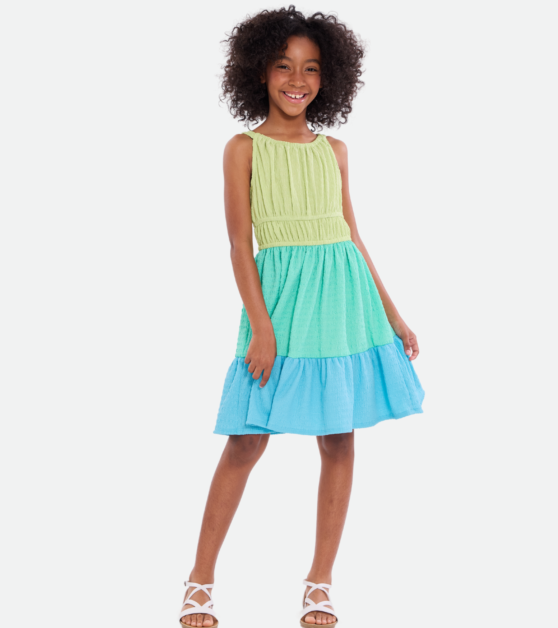 Mia Color-Block Knit Dress