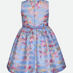 Lottie Floral Stripe Party Dress - Image 