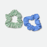 Becca Color Block Dress with Scrunchies - Image 