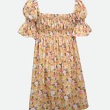 Anna Smocked Peasant Dress with Scrunchies - Image 