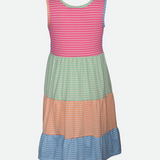 Tori Striped Tier Sundress - Image 