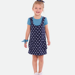 Lulu Heart Print Jumper with Scrunchies - Image 