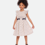 Romy Polka Dot Smocked Dress - Image 