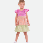 Bailey Mixed Print Dress with Bag - Image 