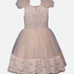 Serena Puff Shoulder Party Dress - Image 