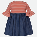 Maggie Embroidered Denim Dress - Image 