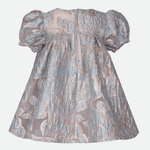 Celeste Metallic Jacquard Party Dress - Image 